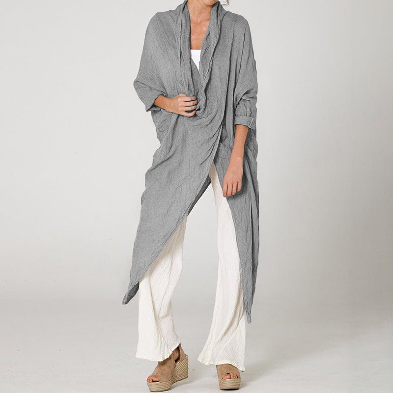Loose asymmetrical blouse - Taylor K Shop