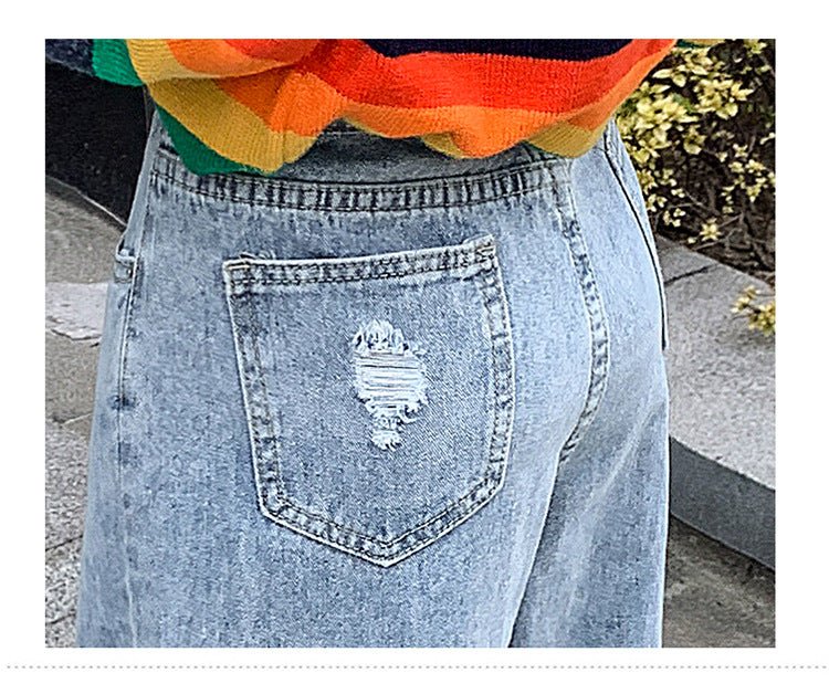 Loose ripped jeans - Taylor K Shop