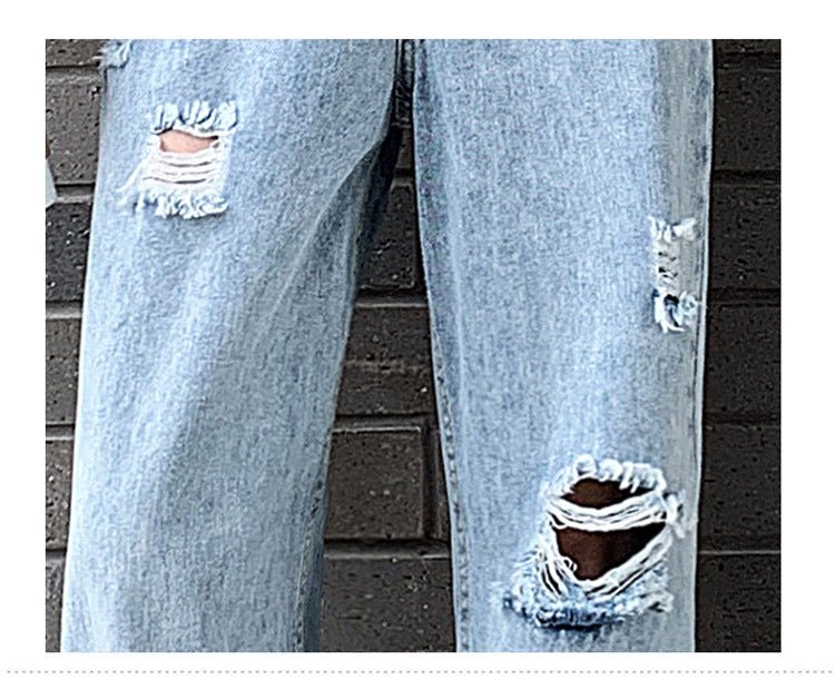 Loose ripped jeans - Taylor K Shop