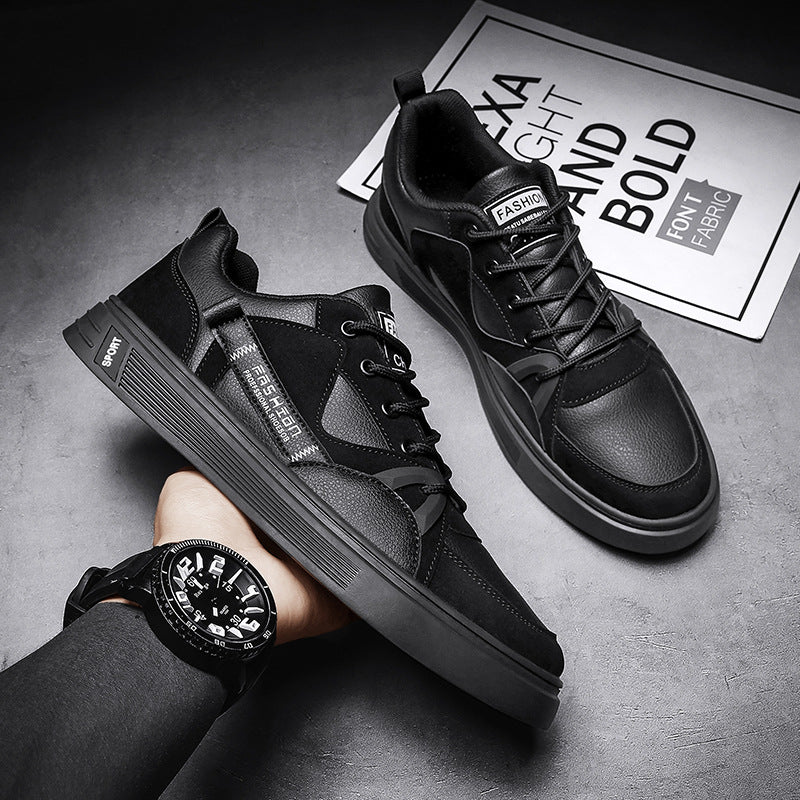 Low Cut Flat Leather Casual Mens Shoes - Taylor K Shop
