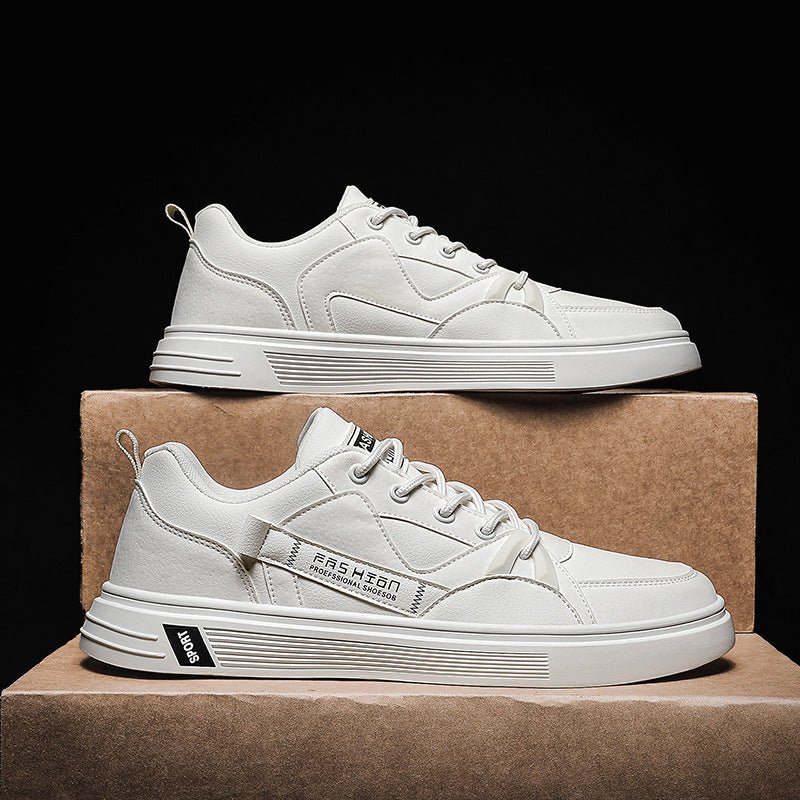 Low Cut Flat Leather Casual Mens Shoes - Taylor K Shop
