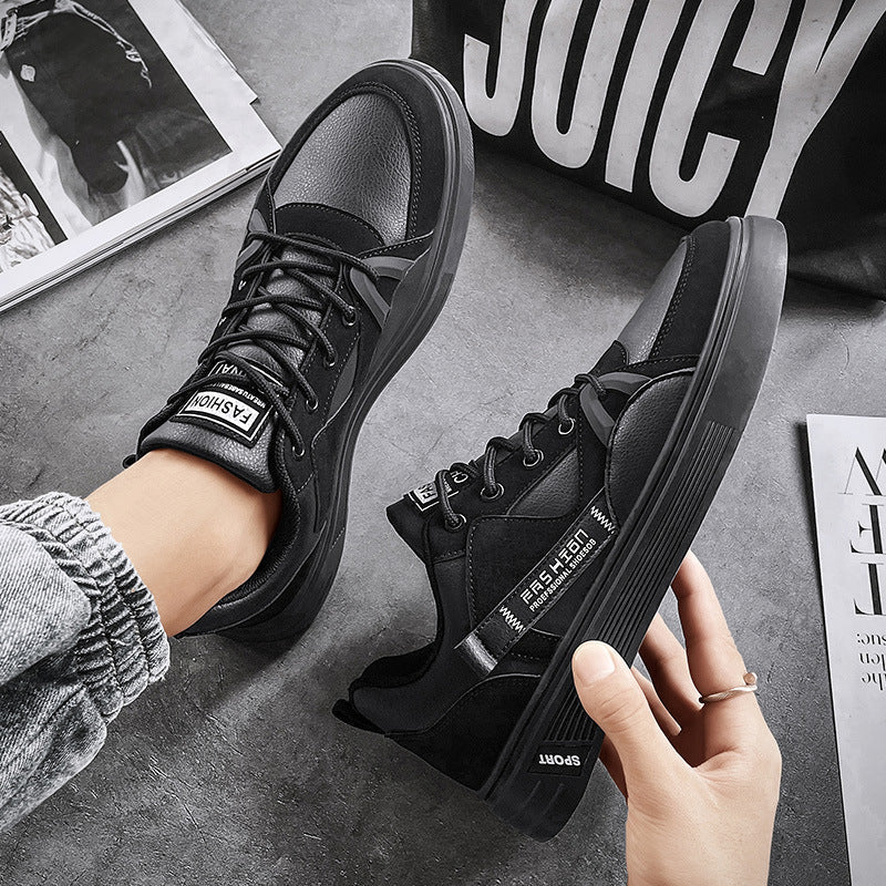 Low Cut Flat Leather Casual Mens Shoes - Taylor K Shop