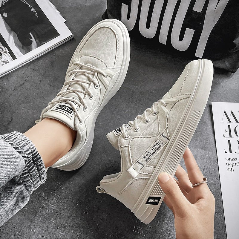 Low Cut Flat Leather Casual Mens Shoes - Taylor K Shop