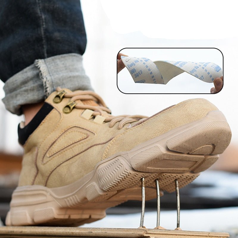 Male Safety Shoes Work Sneakers Indestructible Work Safety Boots Winter Shoes Men Steel Toe Shoes Sport Safty Shoes Dropshipping - Taylor K Shop
