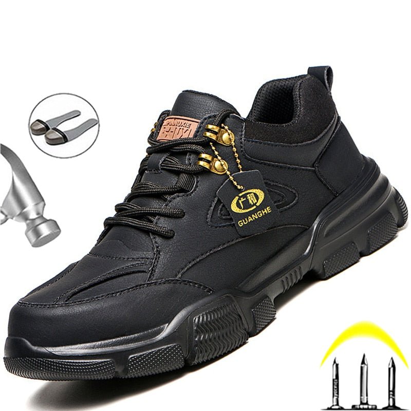 Male Safety Shoes Work Sneakers Indestructible Work Safety Boots Winter Shoes Men Steel Toe Shoes Sport Safty Shoes Dropshipping - Taylor K Shop