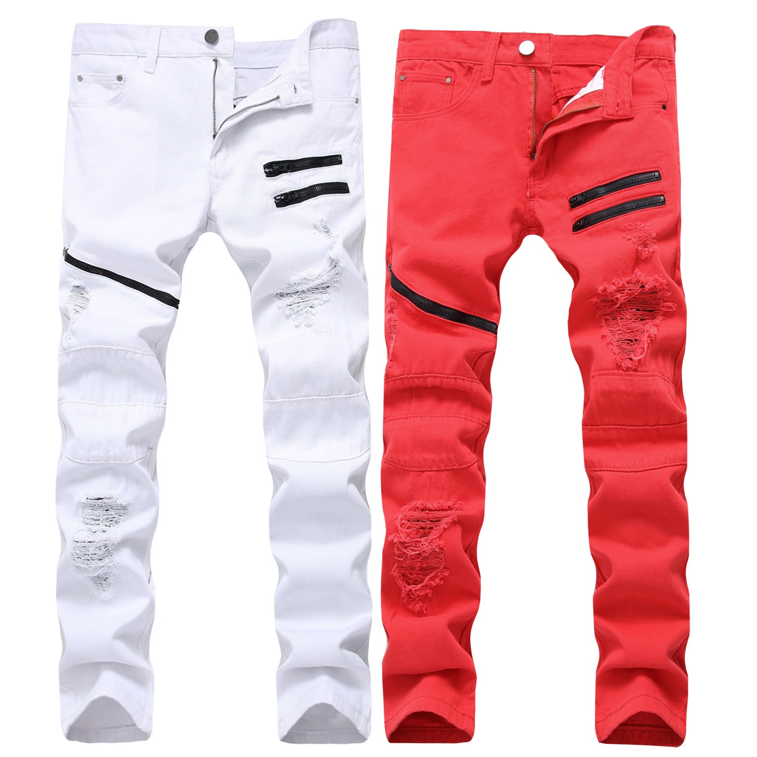 Marnix Zipper Jeans - Taylor K Shop