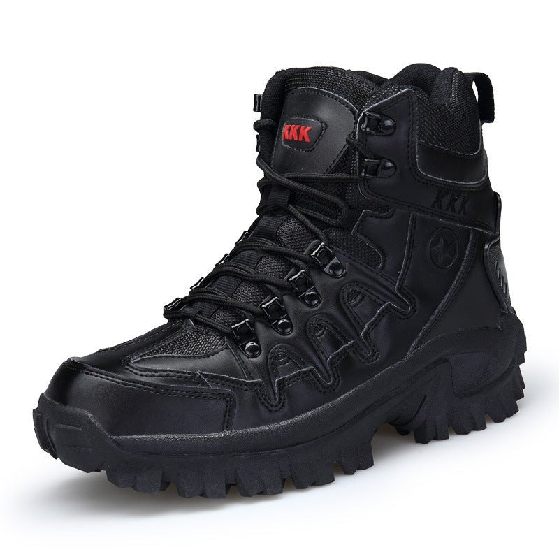 MARSON Men Military Boots Camouflage Non - Slip Combat Tactical Boots Male Breathable Outdoor Climbing Wear - Resisting Mens Shoes - Taylor K Shop
