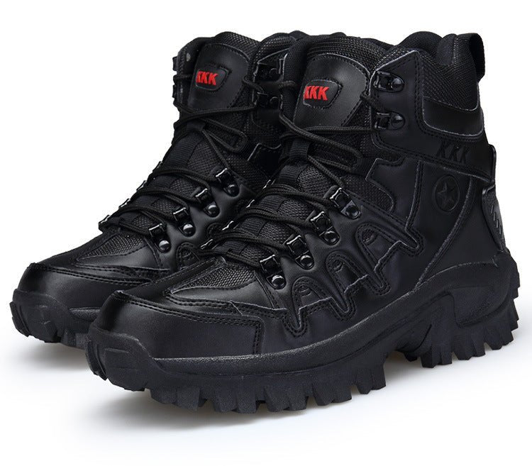 MARSON Men Military Boots Camouflage Non - Slip Combat Tactical Boots Male Breathable Outdoor Climbing Wear - Resisting Mens Shoes - Taylor K Shop