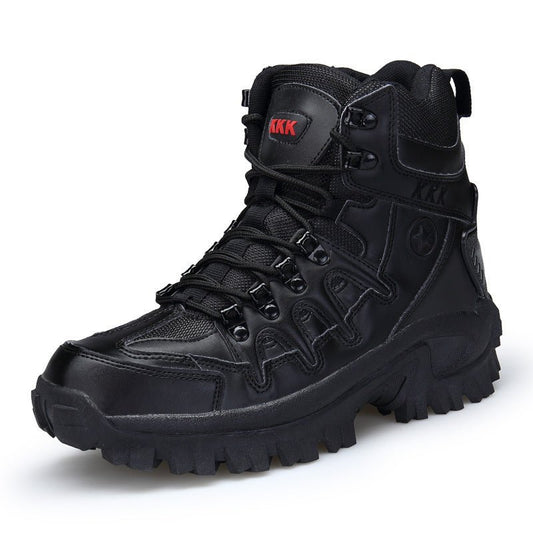 MARSON Men Military Boots Camouflage Non - Slip Combat Tactical Boots Male Breathable Outdoor Climbing Wear - Resisting Mens Shoes - Taylor K Shop