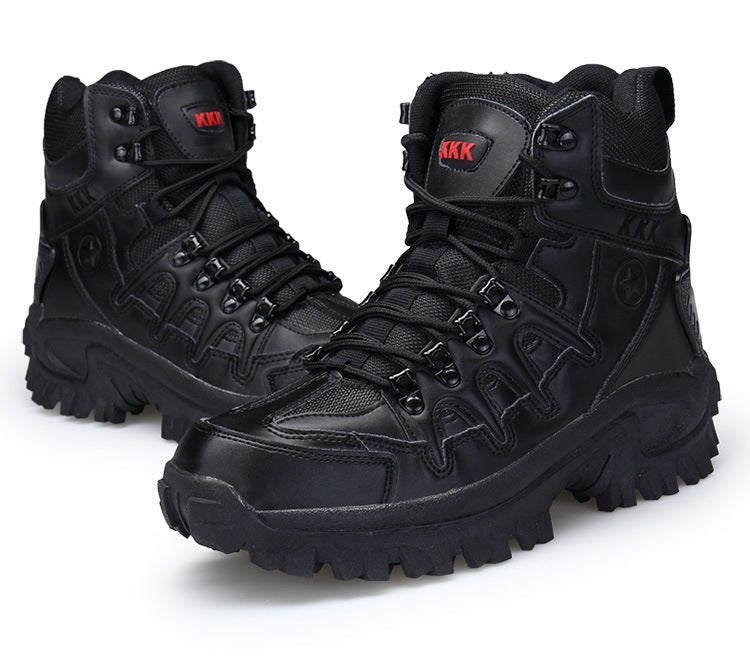MARSON Men Military Boots Camouflage Non - Slip Combat Tactical Boots Male Breathable Outdoor Climbing Wear - Resisting Mens Shoes - Taylor K Shop