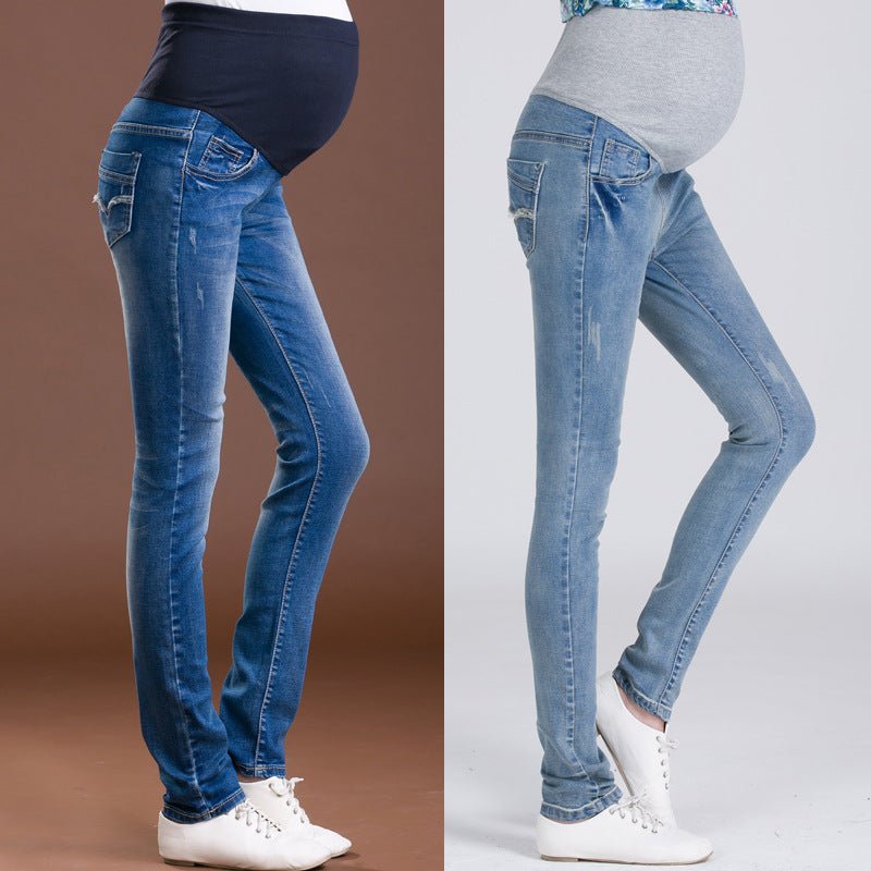 Maternity embroidered jeans - Taylor K Shop
