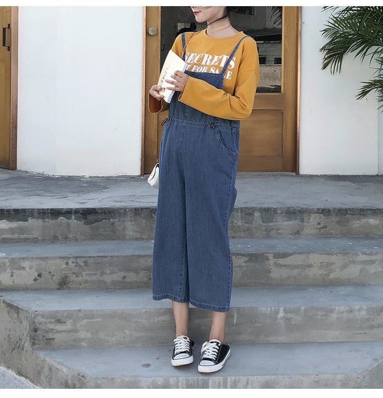 Maternity strap jeans - Taylor K Shop