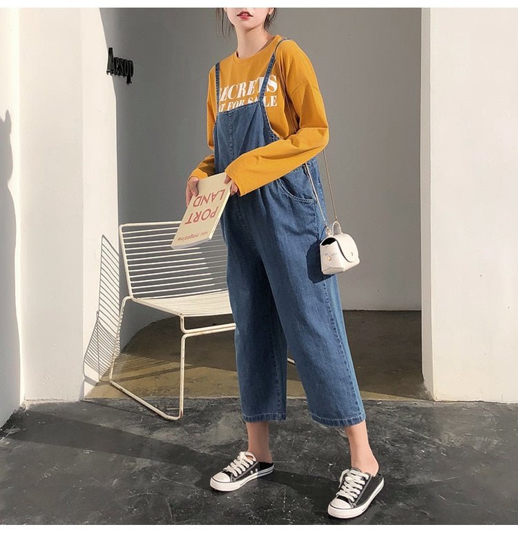 Maternity strap jeans - Taylor K Shop