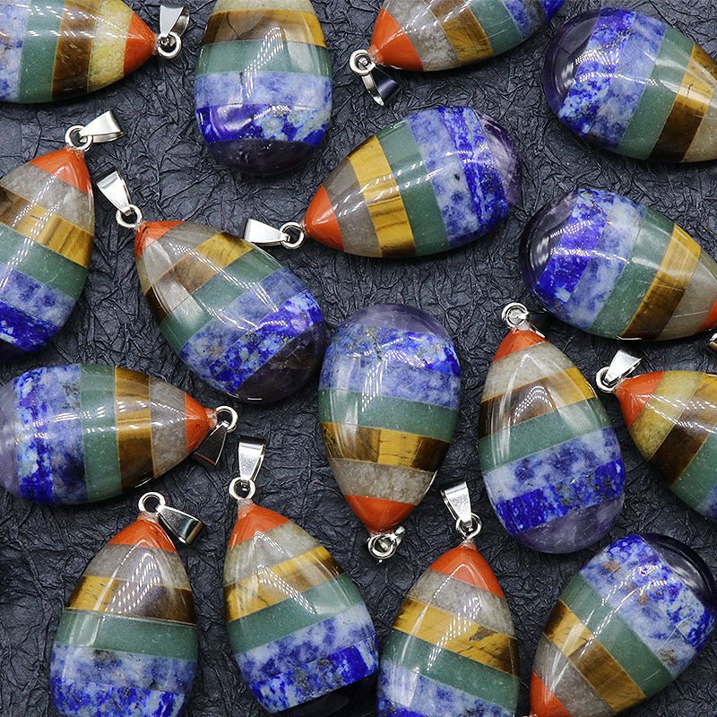 Meditation Guide Seven Chakras Balance Healing Necklace - Taylor K Shop