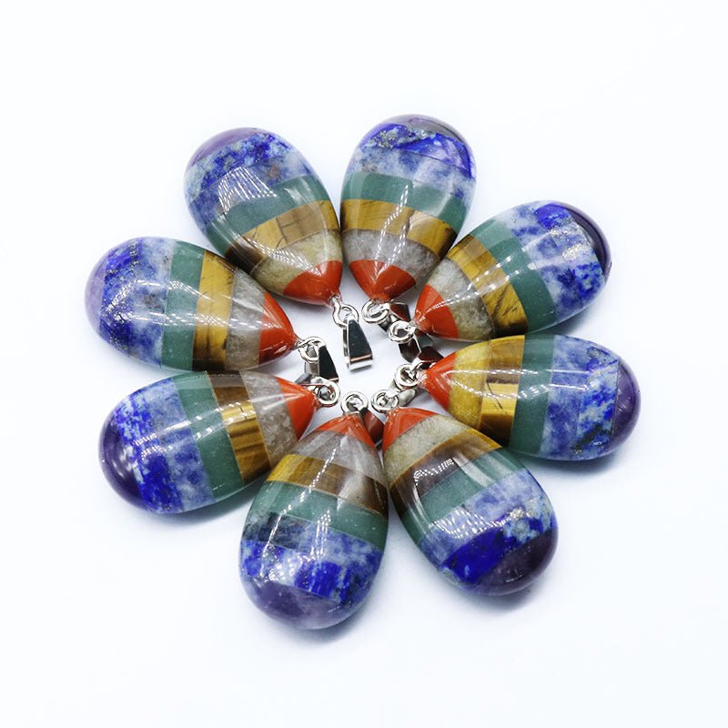 Meditation Guide Seven Chakras Balance Healing Necklace - Taylor K Shop