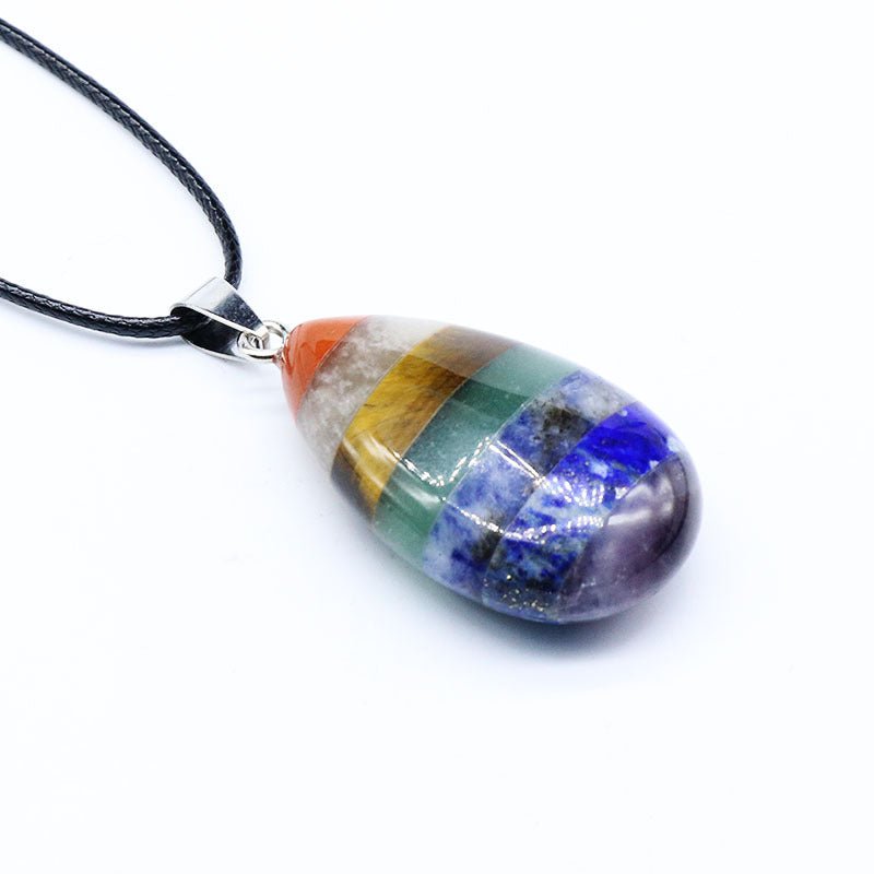 Meditation Guide Seven Chakras Balance Healing Necklace - Taylor K Shop