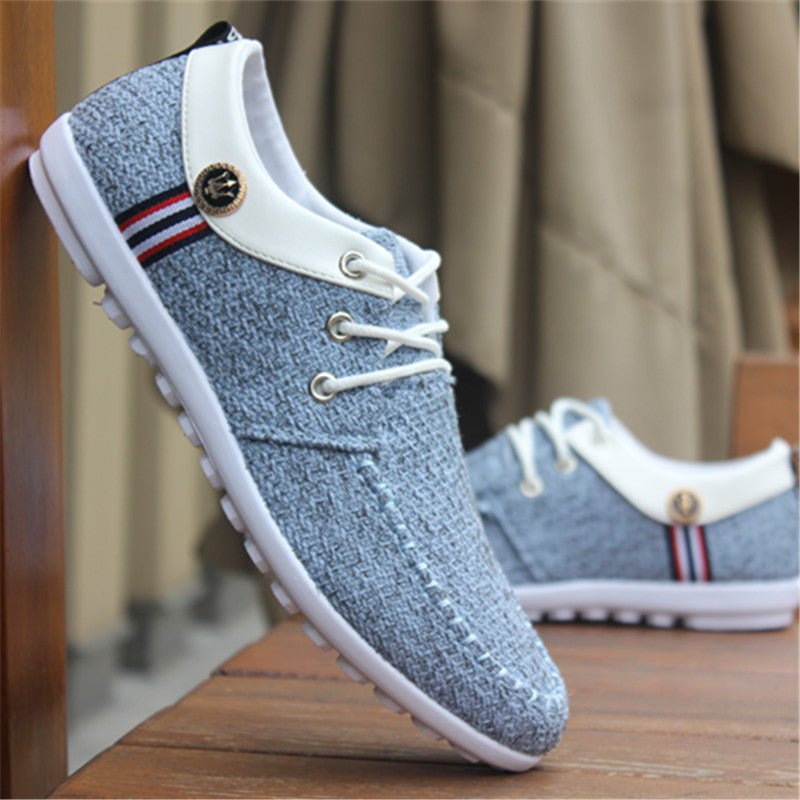 men Casual Shoes mens canvas shoes for men shoes men fashion Flats brand fashion - Taylor K Shop