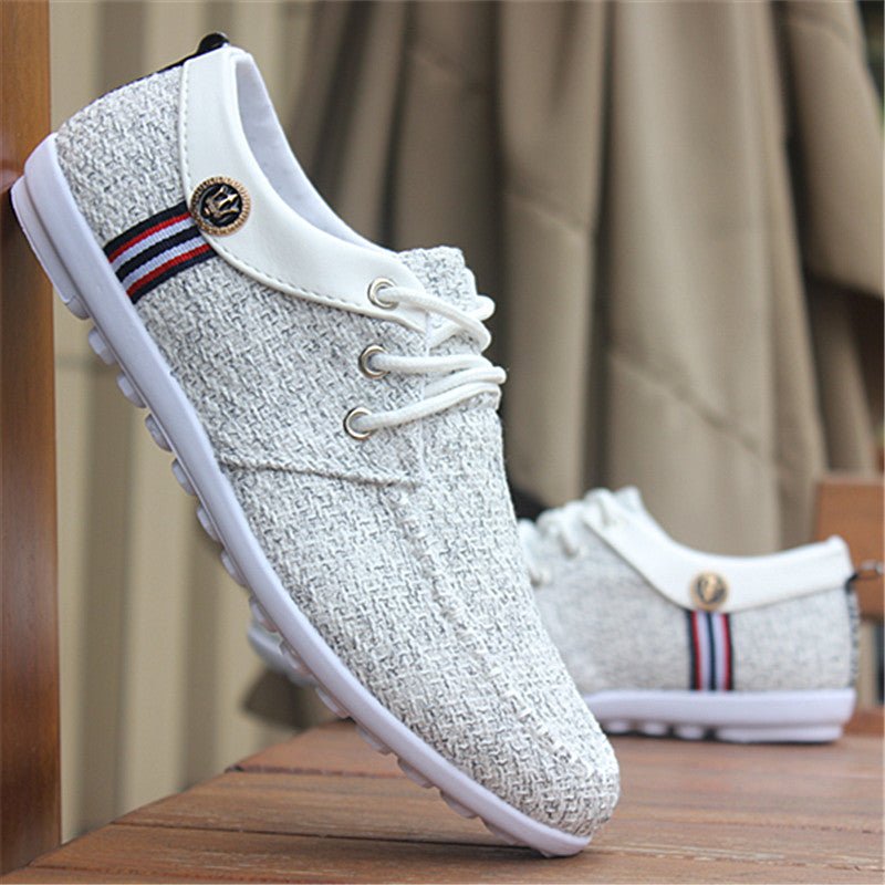 men Casual Shoes mens canvas shoes for men shoes men fashion Flats brand fashion - Taylor K Shop