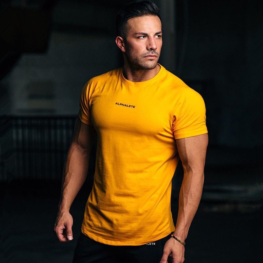 Men Fitted Gym T-Shirt - Taylor K Shop