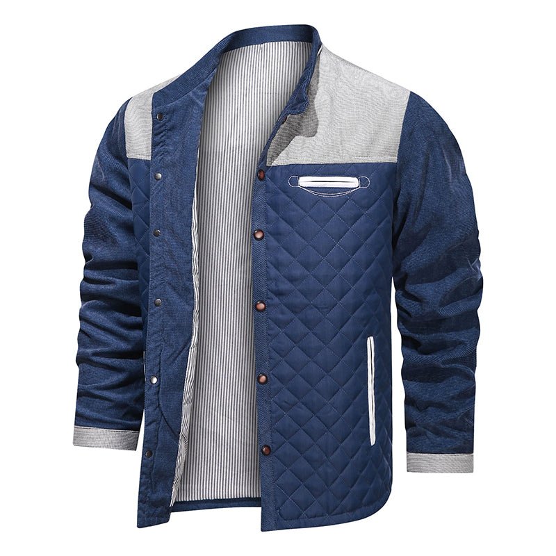 Men Jacket Uniform Slim Casual Parka Coat Men Brand Clothing Fashion Coats - Taylor K Shop