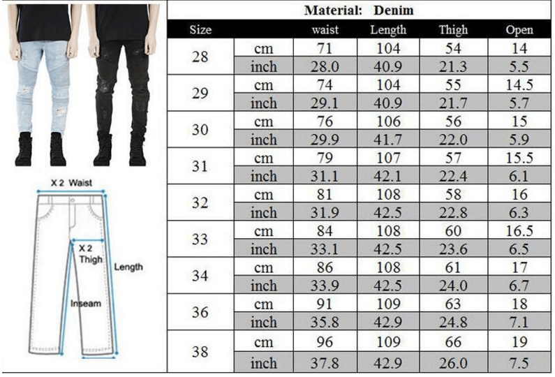 Men Skinny Jeans - Taylor K Shop