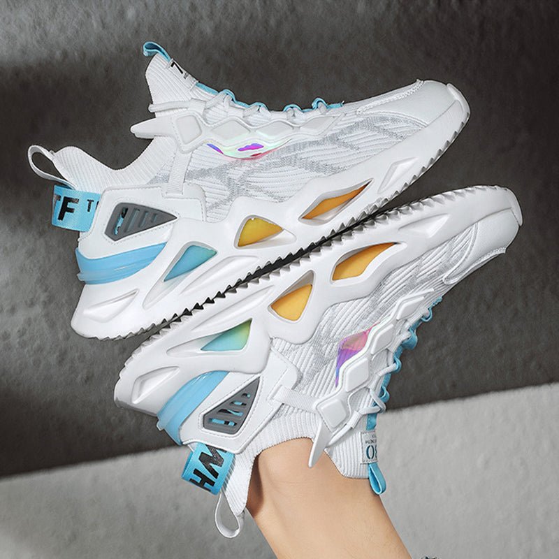 Men Sneakers Cool Wave Sole Sport Running Shoes - Taylor K Shop