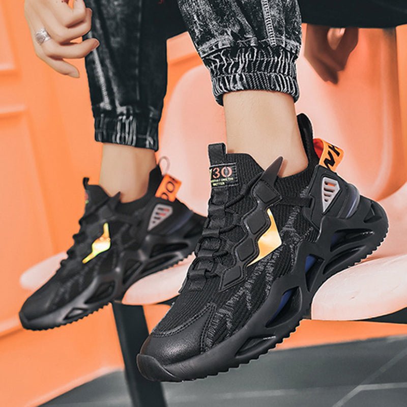 Men Sneakers Cool Wave Sole Sport Running Shoes - Taylor K Shop