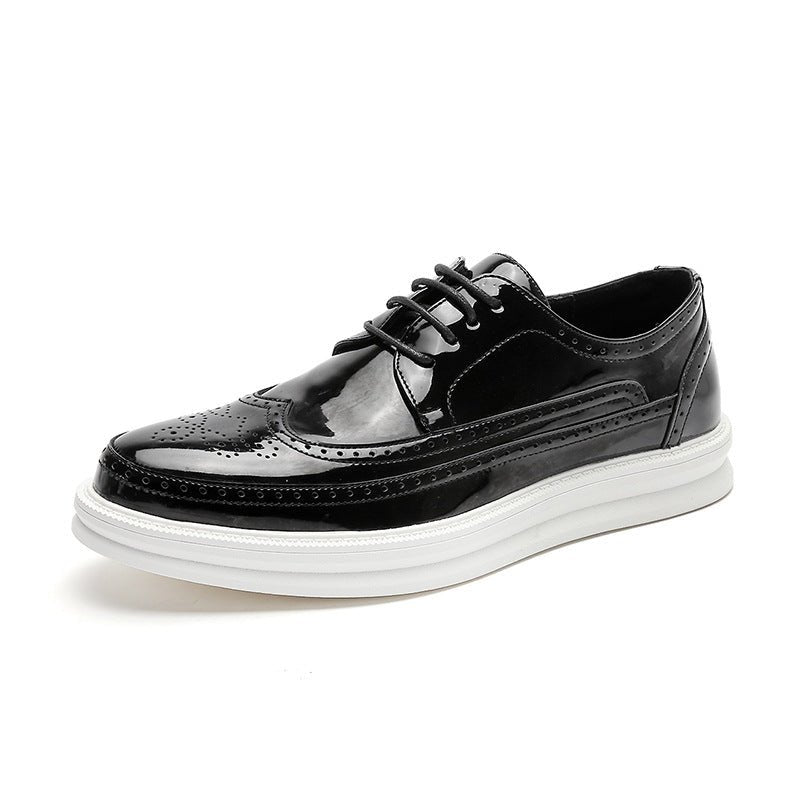 Mens Business Casual Korean Style Trendy British Mens Shoes - Taylor K Shop