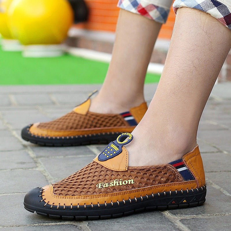 Mens Casual Breathable Mesh Non - slip Casual Shoes - Taylor K Shop