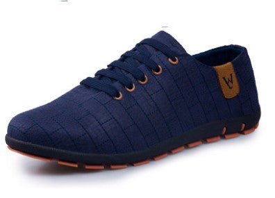 Mens Casual Fashion Low Lace - up Canvas Shoes Flats - Taylor K Shop