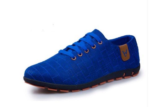 Mens Casual Fashion Low Lace - up Canvas Shoes Flats - Taylor K Shop