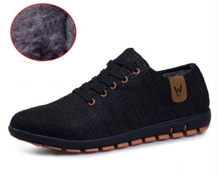 Mens Casual Fashion Low Lace - up Canvas Shoes Flats - Taylor K Shop