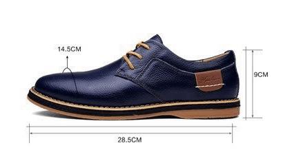 Men's Casual Leather Shoes Top Layer Daily Shoes Trend Men's Shoes British Tie Dress Shoes - Taylor K Shop