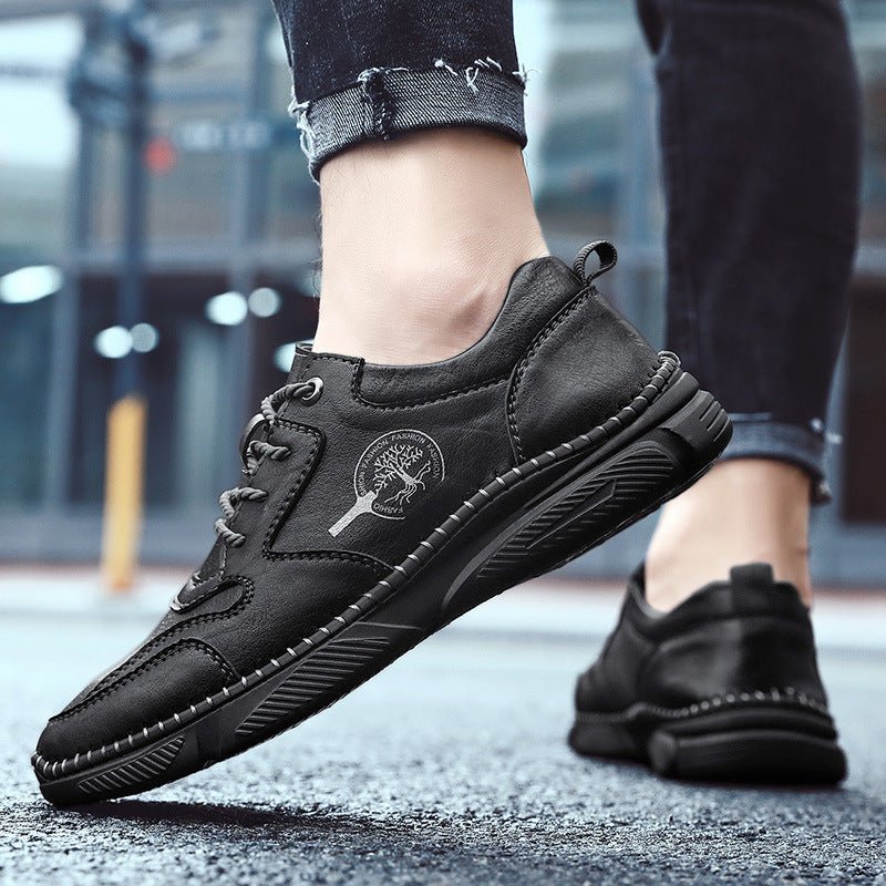 Mens Casual Shoes Handmade Leather Men Moccasins British Style - Taylor K Shop