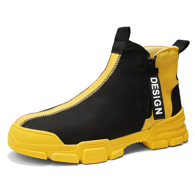 Mens Casual Shoes Sneakers Athletic Leisure Sports Fashion High Top Outdoor Gym - Taylor K Shop