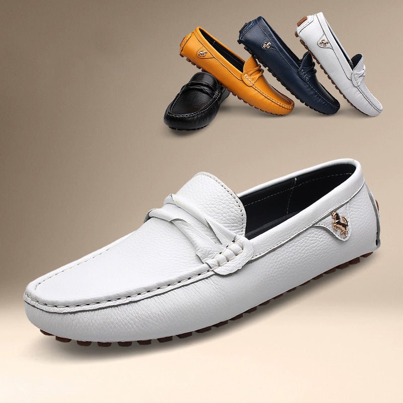 Mens Fashion Casual Head Leather Shoes - Taylor K Shop