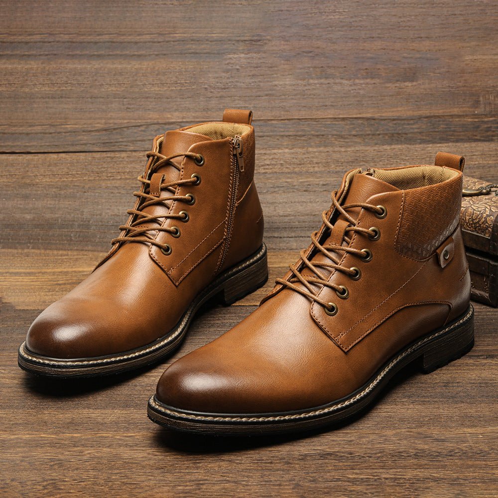 Mens Fashion Casual High Top Martin Boots - Taylor K Shop