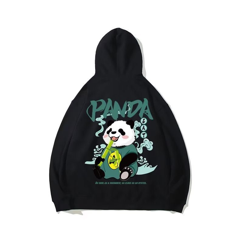 Mens Fashion Casual Loose Panda Print Sweatshirt - Taylor K Shop
