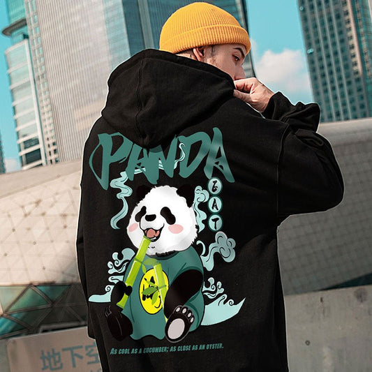 Mens Fashion Casual Loose Panda Print Sweatshirt - Taylor K Shop