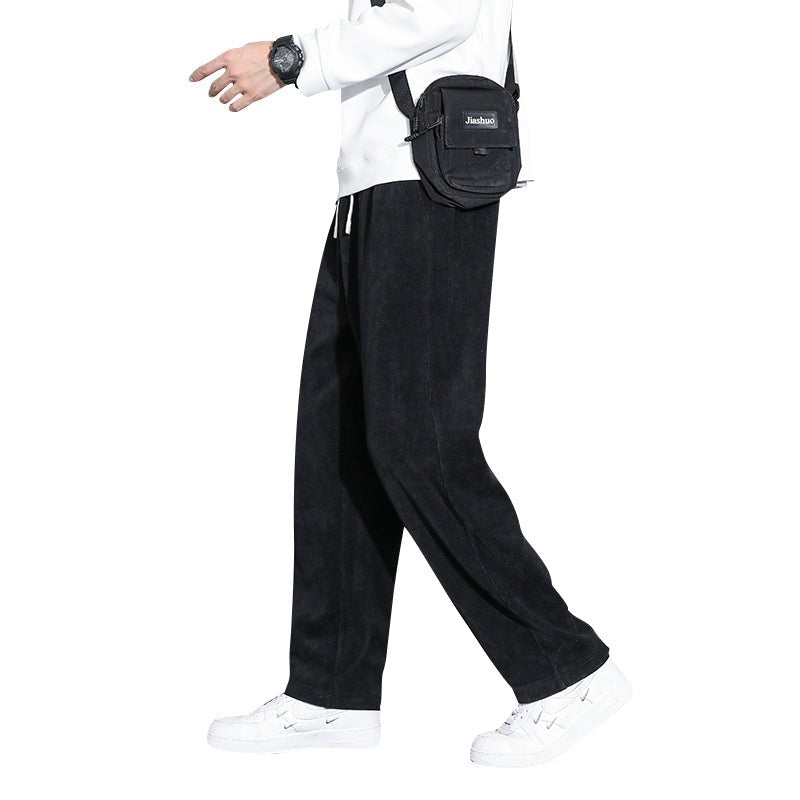 Mens Fashion Casual Loose Straight Leg Trousers - Taylor K Shop