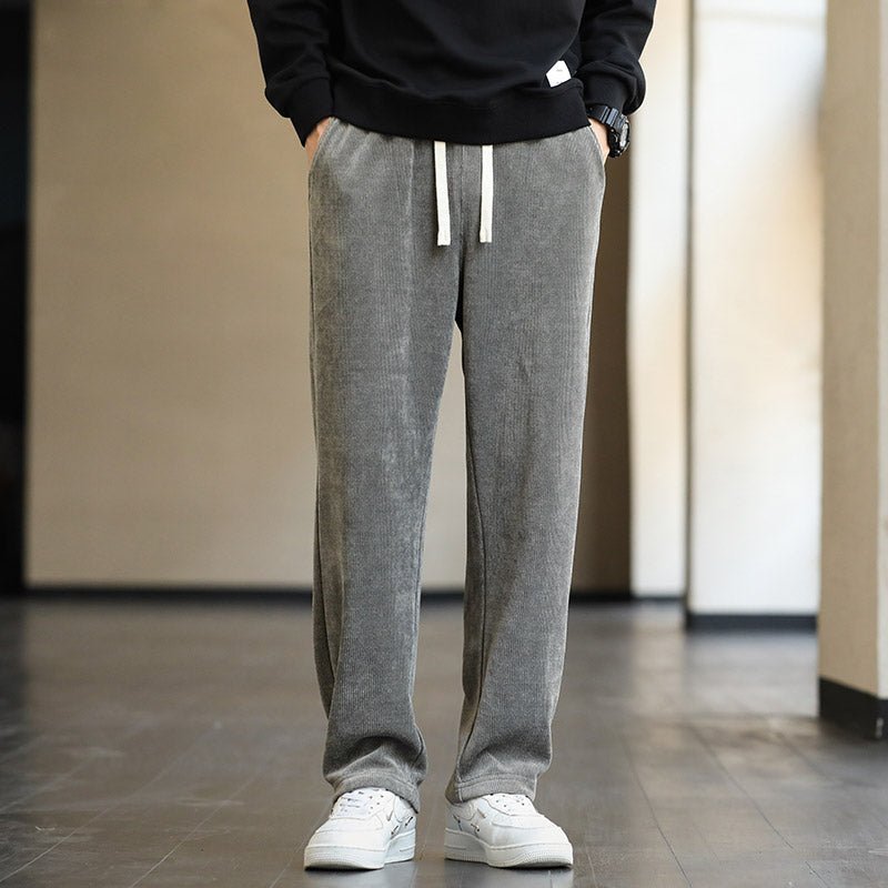 Mens Fashion Casual Loose Straight Leg Trousers - Taylor K Shop