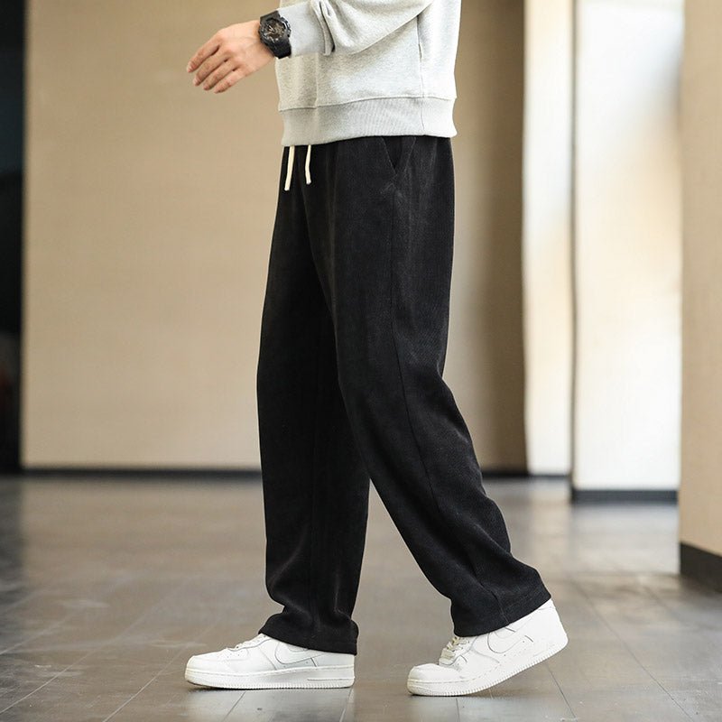 Mens Fashion Casual Loose Straight Leg Trousers - Taylor K Shop