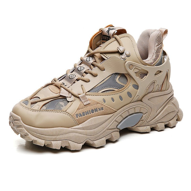 Mens Fashion Casual Reflective Thick - soled Sneakers - Taylor K Shop