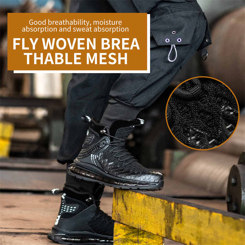 Mens Fashion Smash And Puncture Resistant Lightweight Air Cushion Shock Absorbing Shoes - Taylor K Shop