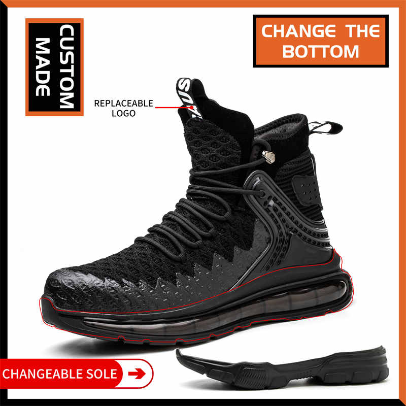 Mens Fashion Smash And Puncture Resistant Lightweight Air Cushion Shock Absorbing Shoes - Taylor K Shop
