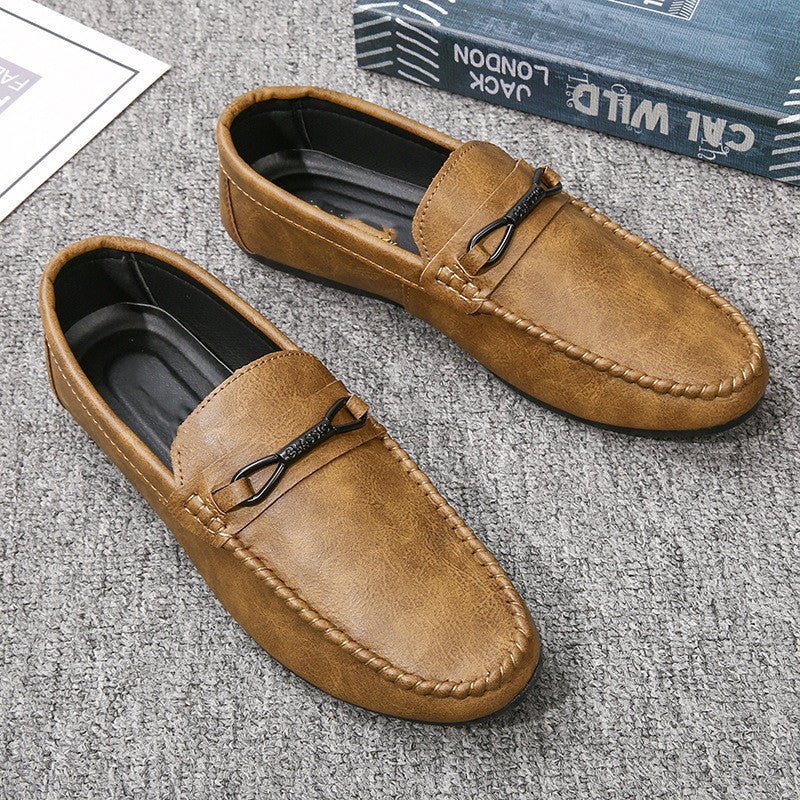 Mens Fashion Soft Sole Casual Leather Shoes - Taylor K Shop