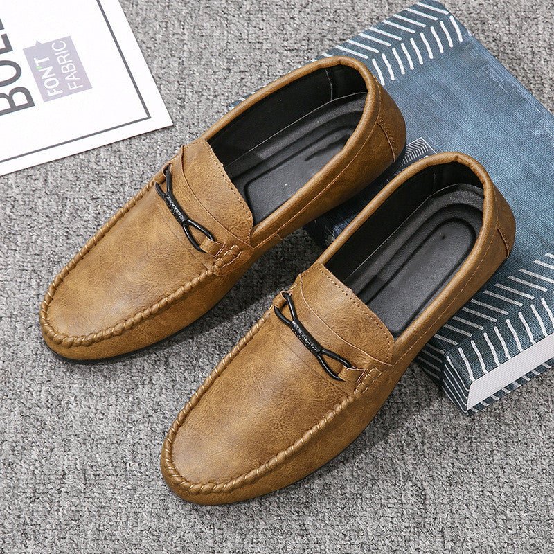 Mens Fashion Soft Sole Casual Leather Shoes - Taylor K Shop