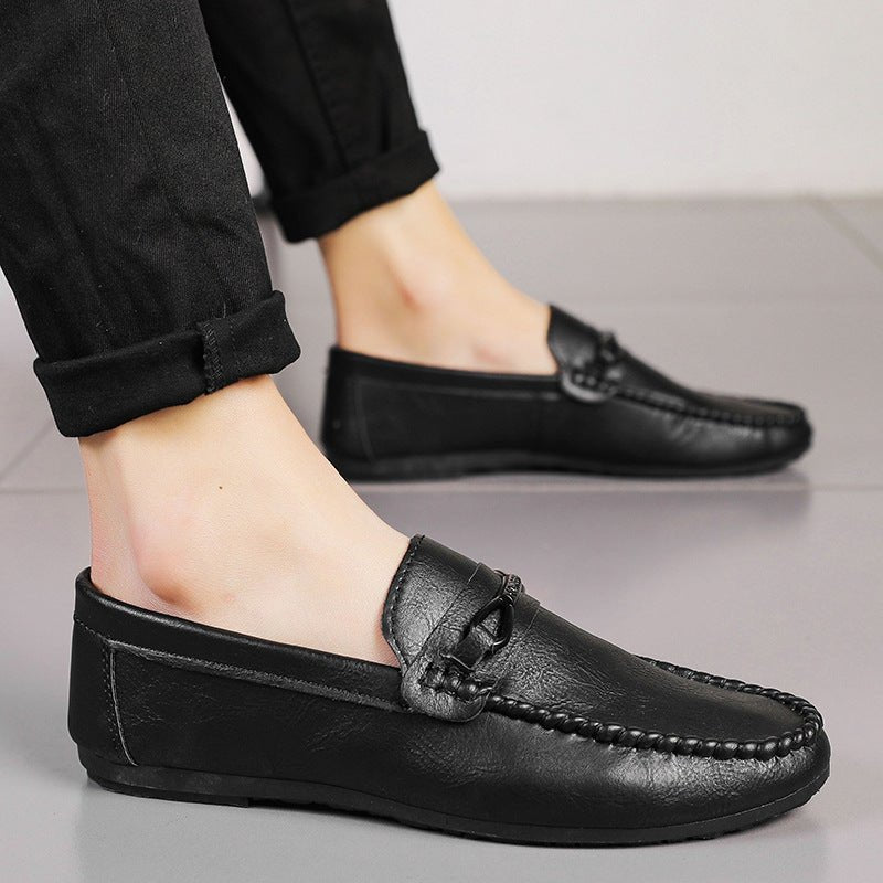 Mens Fashion Soft Sole Casual Leather Shoes - Taylor K Shop