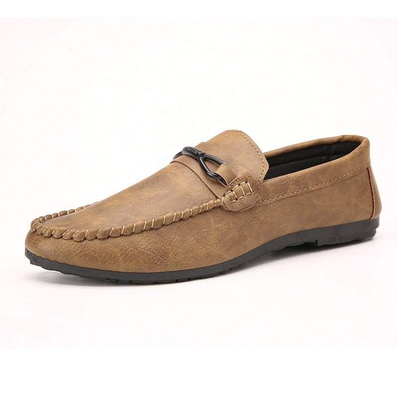 Mens Fashion Soft Sole Casual Leather Shoes - Taylor K Shop