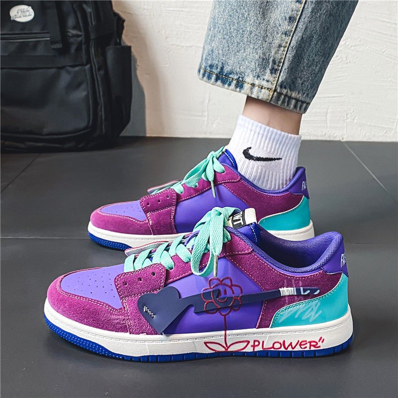 Mens Fashionable And Versatile Graffiti Shoes - Taylor K Shop